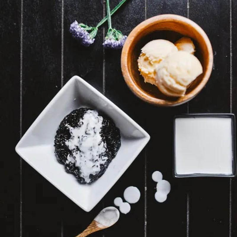 Black Sweet Rice & Ice Cream (GF)